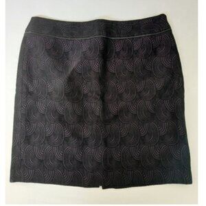 Purple and Black Pencil Skirt - size 14